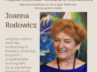 Spotkanie Joanna Rodowicz 21.04.2021 plakat