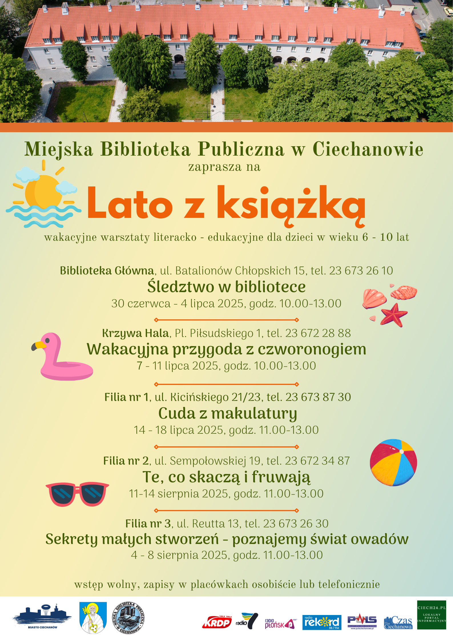 Lato z książką wakacje 2025