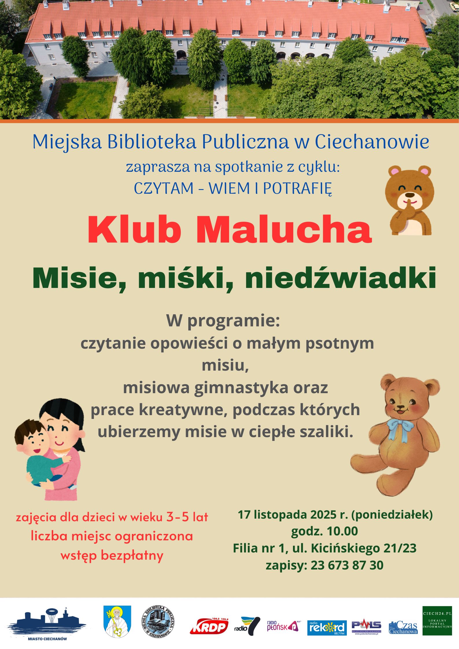 Plakat Klub Malucha 17.11.2025 Plakat Klub Malucha 17.11.2025