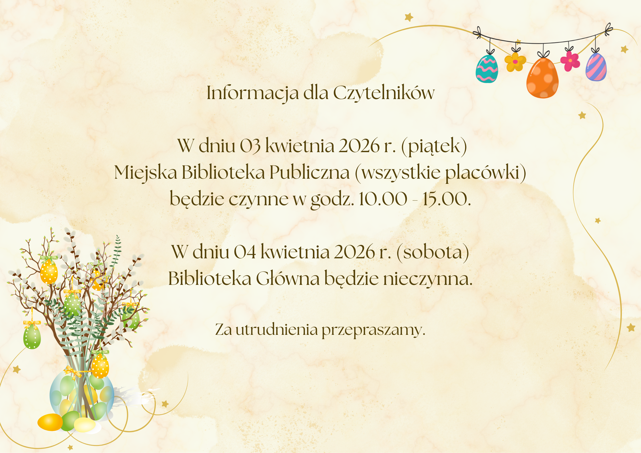 czas pracy Wielkanoc 2026